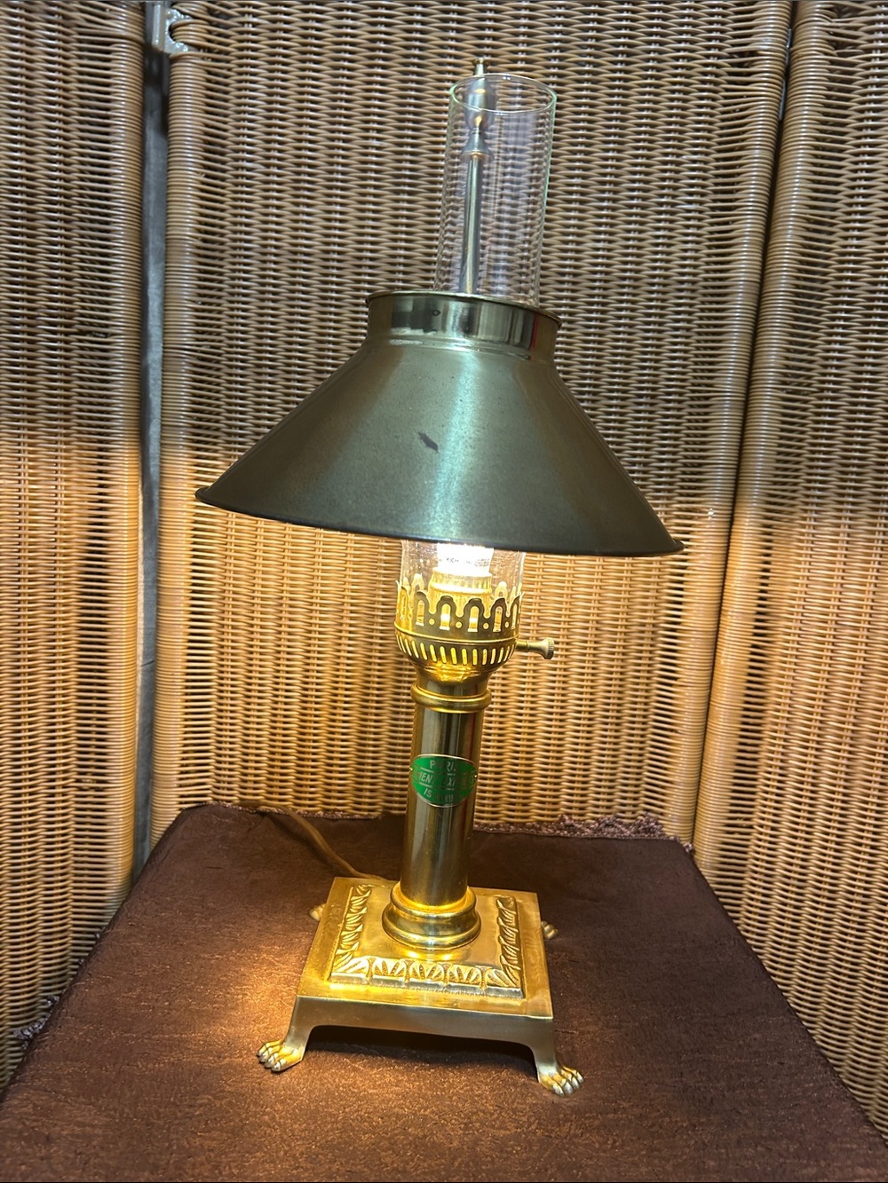 Paris Orient Express Istanbul Lamp with Flared Shade